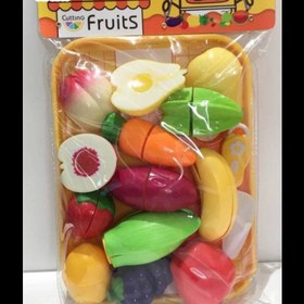 تصویر اسباب بازی مدل ست میوه طرح برشی کد 3069/37 