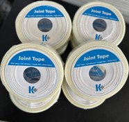 تصویر نوار تیپ (نوار درزگیر) کی پلاس اصلی رول 90 متری joint tape K+