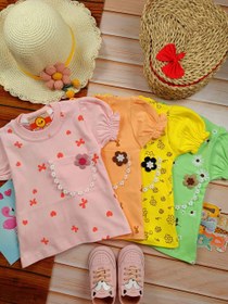 تصویر تیشرت جیب گلی 