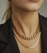 تصویر گردنبند دو لاین کارتیه 12347 