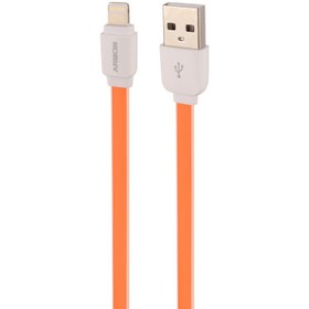 تصویر کابل آیفونی فست شارژ Arson AN-X07 2.4A 1m Arson AN-X07 2.4A 1m Lightning Fast Cable