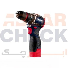 تصویر دریل پیچ گوشتی شارژی براشلس اکتیو مدل AC-3517BL