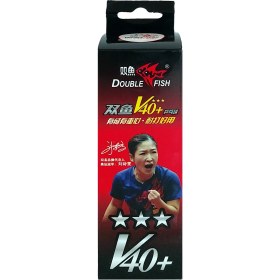 تصویر توپ دبل فیش V40+ سه ستاره بسته سه تایی 