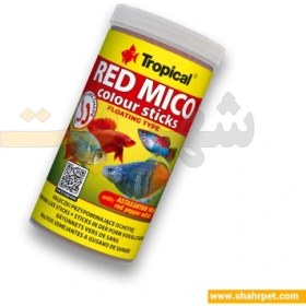 تصویر غذای ماهی رد میکو تروپیکال Tropical Red Mico Colour Sticks