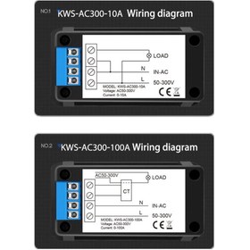 تصویر مولتی متر دیجیتال KEWEISI مدل AC300 متناوب 300V AC چین 