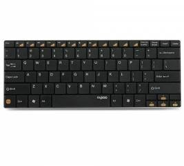 تصویر کیبورد بسیار باریک و بلوتوث رپو مدل E6100 ا Rapoo E6100 Bluetooth Ultra-Slim Keyboard Rapoo E6100 Bluetooth Ultra-Slim Keyboard