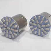 تصویر لامپ فندقی ۲۲ SMD قرمز بسته ۲ عددی 