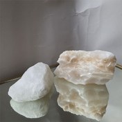 تصویر سنگ نمک طبیعی صخره‌ای 