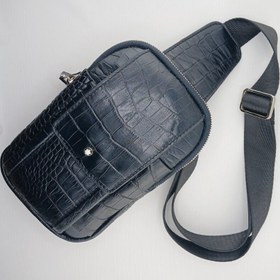 تصویر کیف بادی بگ چرم طبیعی کد p162 