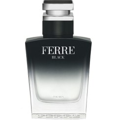 تصویر ادو تویلت مردانه فر مدل Black حجم 100 میلی لیتر Ferre Black Eau De Toilette For Men 100ml