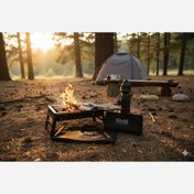 تصویر پک کامل کباب پز تاشو مسافرتی 