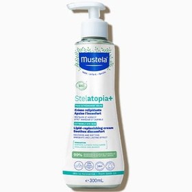 تصویر کرم تجدید کننده لیپید استلاتوپیا پلاس موستلا ۳۰۰میل Stelatopia mustela cream 300mil