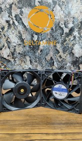 تصویر فن آکبند اورجینال برند Sj سایز 12*12 مناسب انت ماینر Fan miner 12*12 Sj