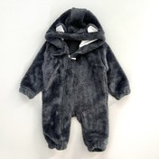 تصویر سرهمی نوزاد تدی ذغالی سایز ۱۸ تا ۲۴ ماه 