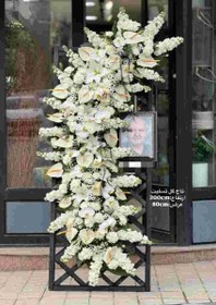 تصویر پایه گل ترحیم ایستاده 