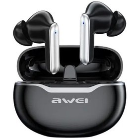 تصویر هندزفری بلوتوثAWEI T50 Black Wireless Bluetooth TWS Headset AWEI T50 Black Wireless Bluetooth TWS Headset