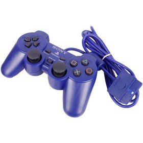 تصویر دسته بازی تکی شوکدار Sony ا Sony PlayStation 2 DualSHock Game wired Joystick Sony PlayStation 2 DualSHock Game wired Joystick