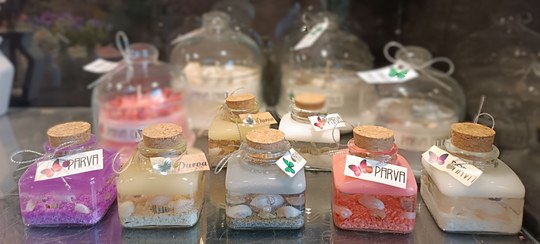 تصویر شمع عطر دار دریایی کوچک 