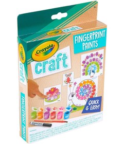 تصویر مجموعه رنگ انگشتی برند crayola 