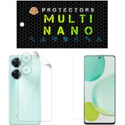 تصویر محافظ صفحه نمایش مولتی نانو مدل X-SFT مناسب برای گوشی موبایل نوا 11i به همراه محافظ پشت 