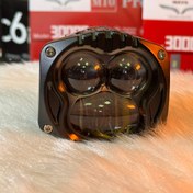 تصویر لنز لیزری طرح میمون دو رنگ Car and motorcycle lens lamp