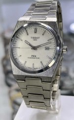 تصویر ساعت مچی تیسوت بند نقره ای | Tissot silver strap watch 