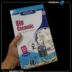 تصویر سرامیک سفید آکواریوم آکوا مدل Bio-104 (1000گرمی) 