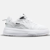 تصویر کفش کتانی مردانه فشن مدل 7426 با رویه چرم مصنوعی رنگ سفید سبز سایز ۴۴ 