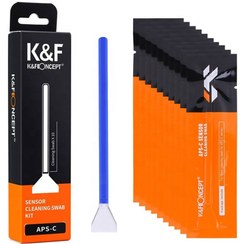 تصویر کیت تمیز کننده سنسور دوربين کراپ سنسور کی اند اف K&amp;F Cleaning Kit 