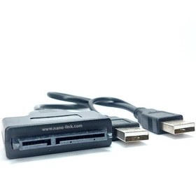 تصویر تبدیل پورت ساتا هارد به USB 2 آداپتور خور 