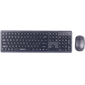 تصویر کیبورد و موس بی سیم نوا NKM-1401WL Nova NKM-1401WL Wireless Mouse And Keybord