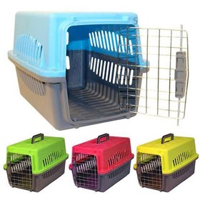 تصویر باکس حمل هاچیکو سایز 1 Hachiko Size 1 Pet Carrier Box - Airline Approved, Sturdy Plastic with Metal Door