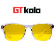 تصویر عینک شب پرادا مدل P8084 فریم شفاف 