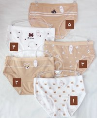 تصویر شورت زنانه نخی تدی - طرح شماره Women's cotton teddy shorts