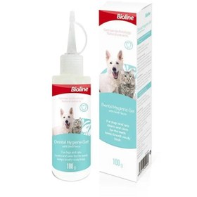 تصویر ژل بهداشت دندان برای گربه‌ها و سگ‌ها 100 گرم برند bioline Dental Hygienegel For Cats & Dogs 100g