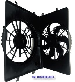 تصویر پک کامل فن رادیاتور هیوندای سوناتا ۲۰۱۱_۲۰۱۳ fan assy sonata YF