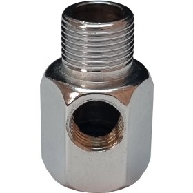 تصویر سه راهی فلزی دستگاه تصفیه آب سایز 3/8 