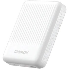 تصویر پاوربانک بیسیم مگنتیک 10000 میلی‌آمپر مومکس مدل Momax Q.Mag Minimal2 IP123 Momax Q.Mag Minimal 2 Wireless Magnetic Battery MagSafe 10000mAh IP123