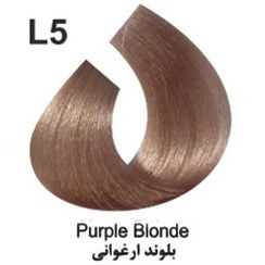 تصویر رنگ موی بلوند ارغوانی کاترومرKATROMER شماره L5 