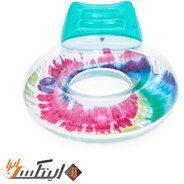 تصویر حلقه شنا بادی رنگی بزرگسال تکیه گاه دار bestway 43637