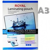 تصویر طلق پرس A3 براق 125 میکرون رویال Talaq press A3 glossy 125 micron royal