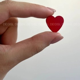 تصویر قلب چوبی 