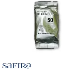 تصویر نوار تست قند خون آرکری مدل Glucocard-01 Sensor بسته 50 عددی Arkray 01 Sensor Blood Glucose Test Strips