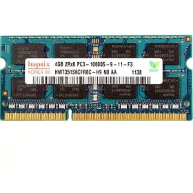 تصویر رم لپ تاپ هاینیکس 4g ddr3 hynix -bus 10600 