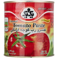 تصویر رب گوجه فرنگی یک و یک مقدار 800 گرم 1 And 1 Tomato Paste 800gr