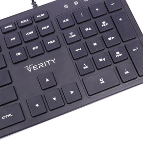 تصویر کیبورد Verity V-KB6137 Verity V-KB6137 Wierd Keybord