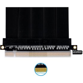 تصویر کابل رایزر کارت گرافیک لیان لی PCI-E x16 4.0 طول 900 میلی متر Graphics Card Riser Cable LIAN LI PCI-E x16 4.0 900mm