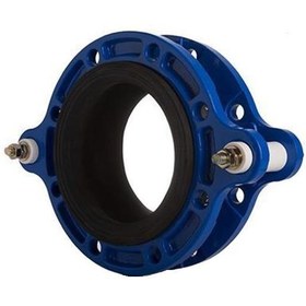 تصویر لرزه گیر مهار دار لاستیکی 6" اینچ مارک آبی ا Blue rubber shock absorber Blue rubber shock absorber