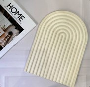 تصویر سینی (استند) سنگ مصنوعی رنگین کمانی بزرگ 