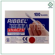 تصویر تیغ بیستوری ریبل شماره 11 بسته 100 عددی